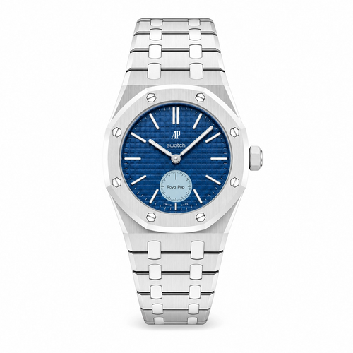 AP x Swatch | Royal Pop Steel Edition — Watch + Stainless Steel Wristband Set