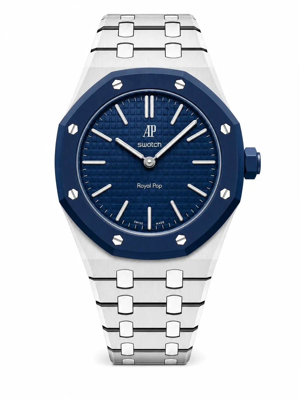 AP x Swatch | Royal Pop Steel Edition — Watch + Stainless Steel Wristband Set