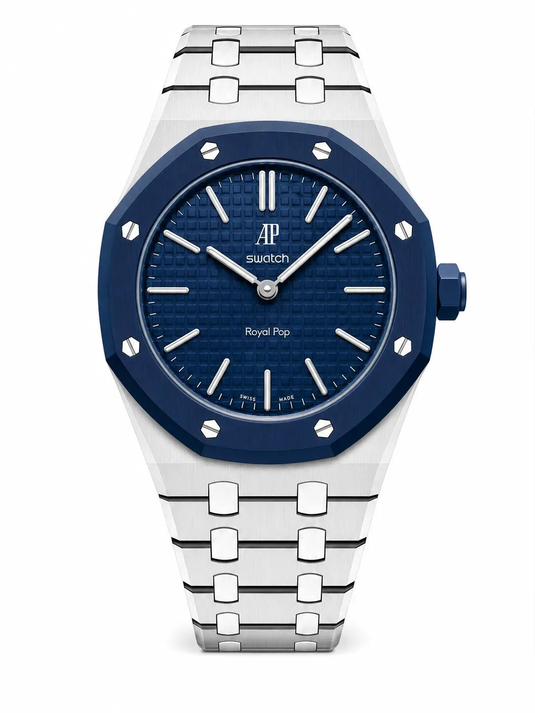AP x Swatch | Royal Pop Steel Edition — Watch + Stainless Steel Wristband Set